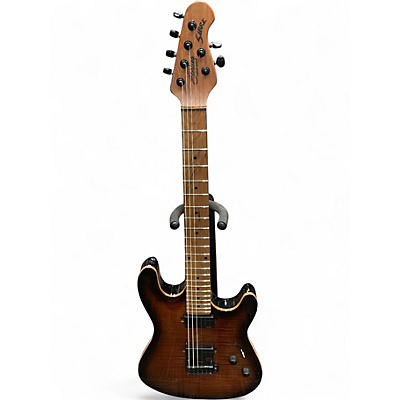 Used Sterling by Music Man SABRE COBRA BURST Solid Body Electric Guitar