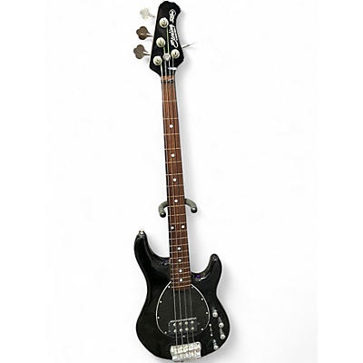 Used Sterling by Music Man SB14 Black Electric Bass Guitar