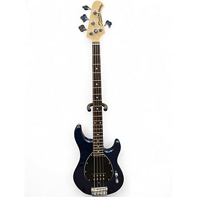 Used Sterling by Music Man SB14 Midnight Blue Electric Bass Guitar