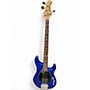 Used Sterling by Music Man SB4 COBRA BLUE Electric Bass Guitar COBRA BLUE
