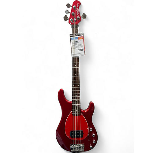Used Sterling by Music Man SBI4 RED Electric Bass Guitar RED