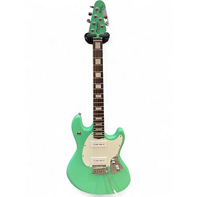 Used Sterling by Music Man SR50X Plus StingRay (P90's) - SURF GREEN Surf Green Solid Body Electric Guitar
