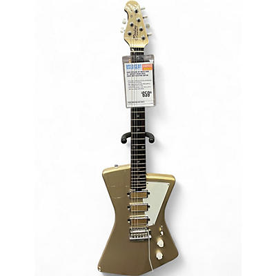 Used Sterling by Music Man ST. VINCENT GOLDIE Gold Solid Body Electric Guitar