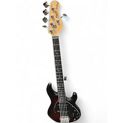 Used Sterling by Music Man STING RAY 5 Black Electric Bass Guitar