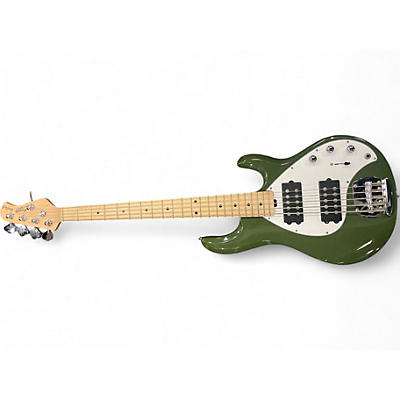 Sterling by Music Man Used Sterling by Music Man STING RAY 5 Green Electric Bass Guitar