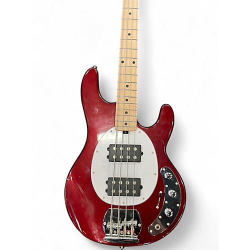 Used Sterling by Music Man STING RAY Candy Apple Red Electric Bass Guitar Candy Apple Red