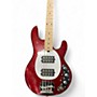 Used Sterling by Music Man STING RAY Candy Apple Red Electric Bass Guitar Candy Apple Red