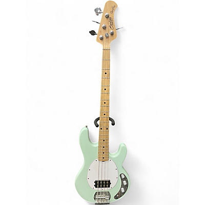 Used Sterling by Music Man STING RAY Surf Green Electric Bass Guitar