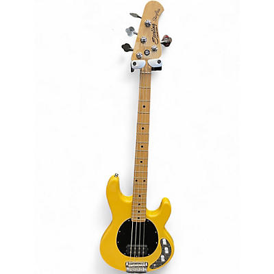 Used Sterling by Music Man STINGRAY 4 Yellow Electric Bass Guitar