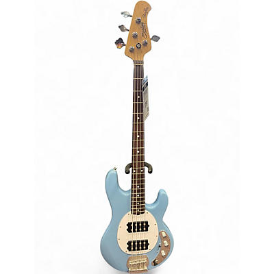 Used Sterling by Music Man STINGRAY 4HH Daphne Blue Electric Bass Guitar