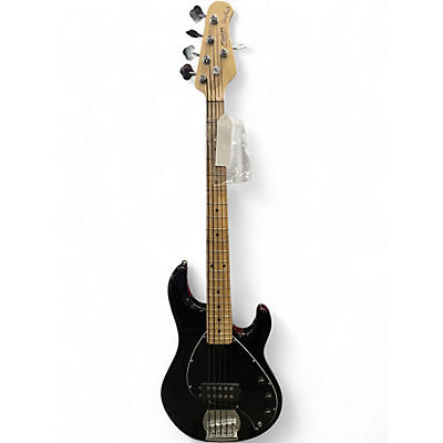 Used Sterling by Music Man STINGRAY 5 Black Electric Bass Guitar