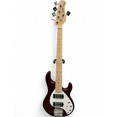 Used Sterling by Music Man STINGRAY 5 Dakota Red Electric Bass Guitar