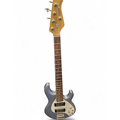 Used Sterling by Music Man STINGRAY 5 GREY Electric Bass Guitar