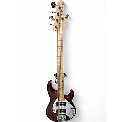 Used Sterling by Music Man STINGRAY 5 RED Electric Bass Guitar