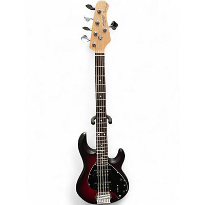 Used Sterling by Music Man STINGRAY 5 SUB SERIES Dark Cherry Burst Electric Bass Guitar