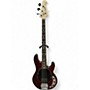 Used Sterling by Music Man STINGRAY Burgundy Electric Bass Guitar Burgundy
