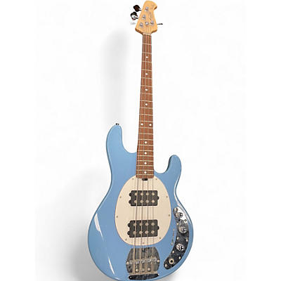 Used Sterling by Music Man STINGRAY  CHOPPER BLUE Electric Bass Guitar