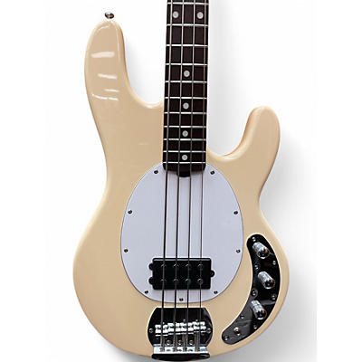 Used Sterling by Music Man STINGRAY Cream Electric Bass Guitar