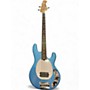 Used Sterling by Music Man STINGRAY RAY 24 BLUE Electric Bass Guitar BLUE