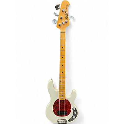 Used Sterling by Music Man STINGRAY RAY24CA Olympic White Electric Bass Guitar