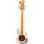 Used Sterling by Music Man STINGRAY RAY24CA Olympic White Electric Bass Guitar Olympic White