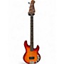Used Sterling by Music Man STINGRAY RAY34 FLAME MAPLE HERITAGE CHERRY BURST Electric Bass Guitar HERITAGE CHERRY BURST