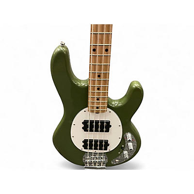 Used Sterling by Music Man STINGRAY RAY4HH OLIVE Electric Bass Guitar