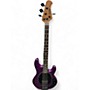 Used Sterling by Music Man STINGRAY Ray34 Purple Electric Bass Guitar Purple