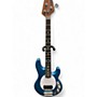 Used Sterling by Music Man Used Sterling by Music Man STINGRAY SHORT SCALE Blue Electric Bass Guitar Blue