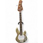 Used Sterling by Music Man STINGRAY SHORT SCALE Trans Gold Electric Bass Guitar Trans Gold