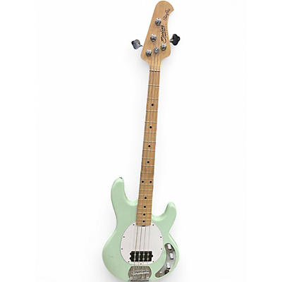 Used Sterling by Music Man STINGRAY SUB SERIES Seafoam Green Electric Bass Guitar