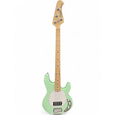 Used Sterling by Music Man STINGRAY SUB SERIES Seafoam Green Electric Bass Guitar