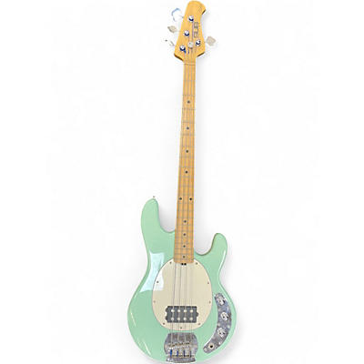 Used Sterling by Music Man STINGRAY SUB SERIES Surf Green Electric Bass Guitar