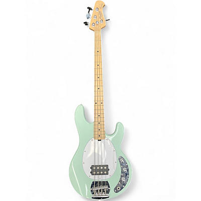 Used Sterling by Music Man STINGRAY Seafoam Green Electric Bass Guitar