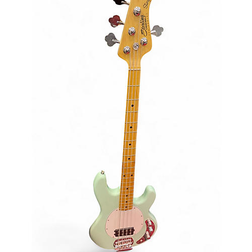 Used Sterling by Music Man STINGRAY Surf Green Electric Bass Guitar Surf Green
