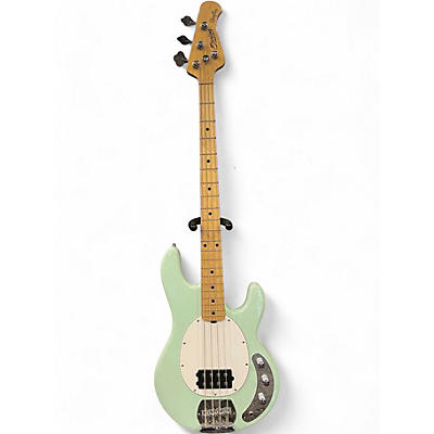 Used Sterling by Music Man STINGRAY Turquoise Electric Bass Guitar