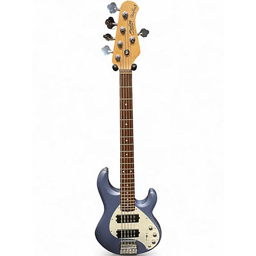 Used Sterling by Music Man STINGRAY5 Ice Blue Metallic Electric Bass Guitar Ice Blue Metallic