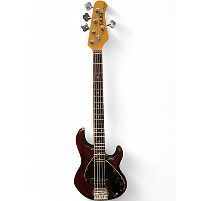 Used Sterling by Music Man SUB 5 SATIN WALNUT Electric Bass Guitar