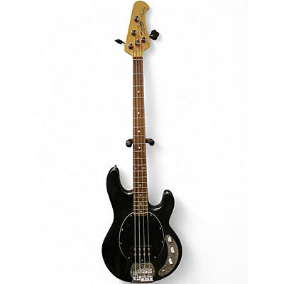 Used Sterling by Music Man SUB RAY4 Trans Black Electric Bass Guitar