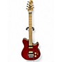 Used Sterling by Music Man SUB SERIES AXIS Trans Red Solid Body Electric Guitar Trans Red