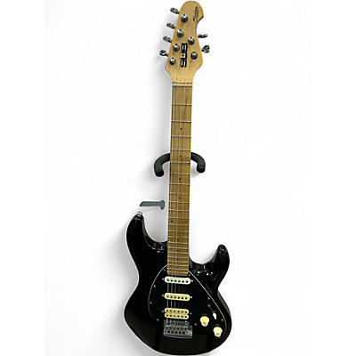 Used Sterling by Music Man SUB SERIES GLOSSY BLACK Solid Body Electric Guitar