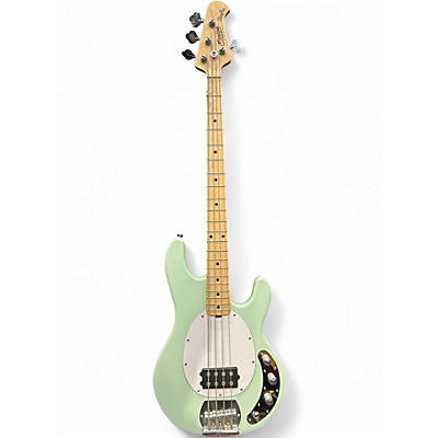 Used Sterling by Music Man SUB SERIES STINGRAY Mint Green Electric Bass Guitar