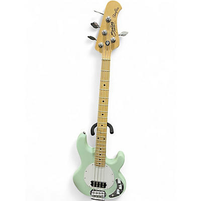 Used Sterling by Music Man SUB SERIES STINGRAY Seafoam Green Electric Bass Guitar