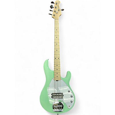Used Sterling by Music Man SUB STINGRAY 5 Seafoam Green Electric Bass Guitar