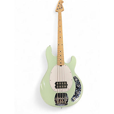 Used Sterling by Music Man SUB STINGRAY Mint Green Electric Bass Guitar