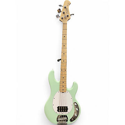 Used Sterling by Music Man SUB STINGRAY SEA FOAM GREEN Electric Bass Guitar