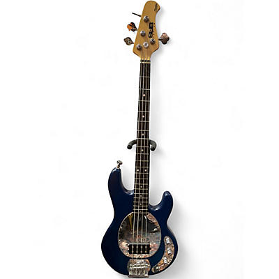 Used Sterling by Music Man SUB Series Blue Electric Bass Guitar