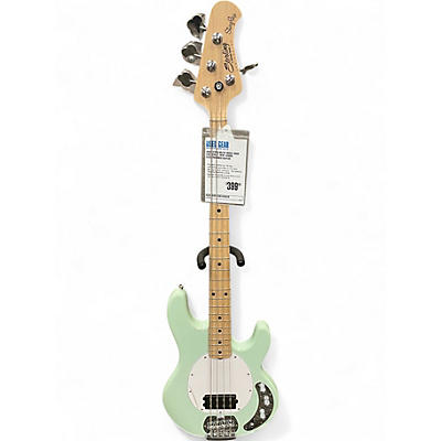 Used Sterling by Music Man SUB Series  Mint Green Electric Bass Guitar