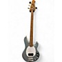 Used Sterling by Music Man Sting Ray 34 Fire mist silver  Electric Bass Guitar Fire mist silver