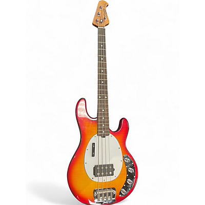 Used Sterling by Music Man Sting Ray 4 2 Tone Sunburst Electric Bass Guitar